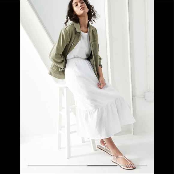 Banana Republic Factory Gauze Maxi Skirt - Picture 2 of 8
